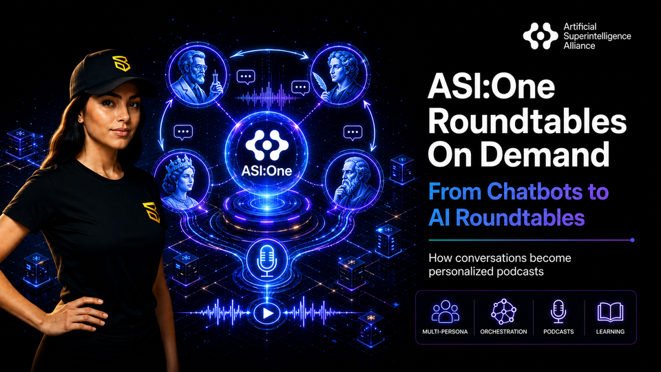 From Chatbots to AI Roundtables: How ASI:One Turns Conversations Into Personalized Podcasts